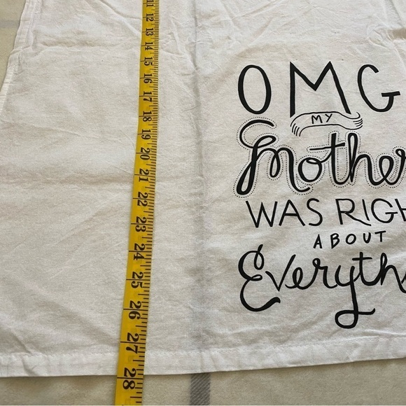 OMG My Mother Was Right Towel Primitives by Kathy - Picture 7 of 8